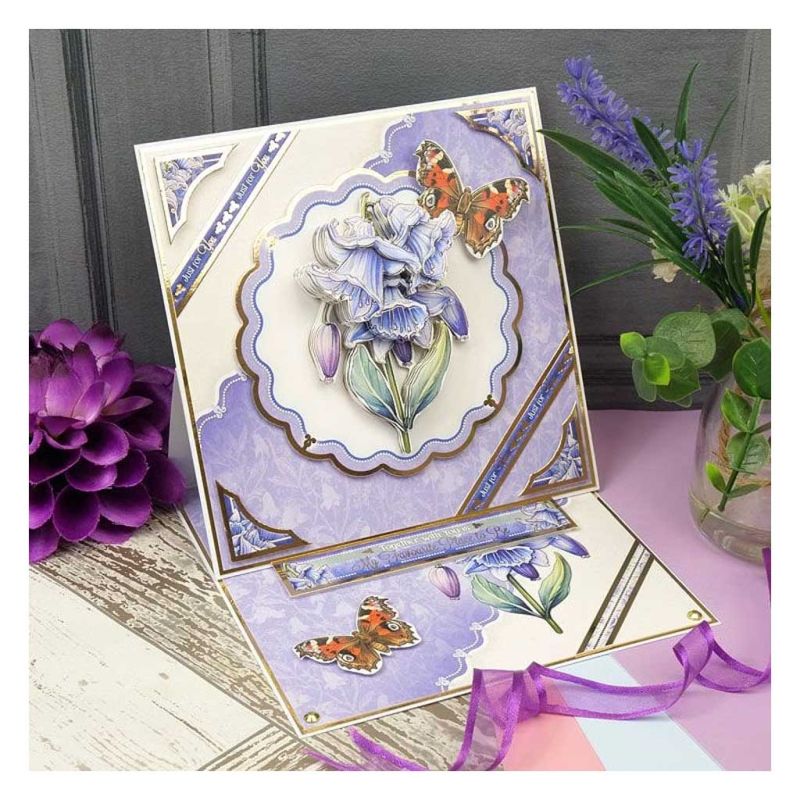 Beautiful Bluebells In Full Bloom Flower Deco-Large Die Cut 3d Decoupage