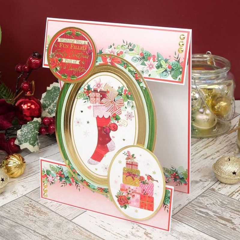 Gifts For You Heartwarming Christmas Die Cut Luxury Toppers for Paper Crafts