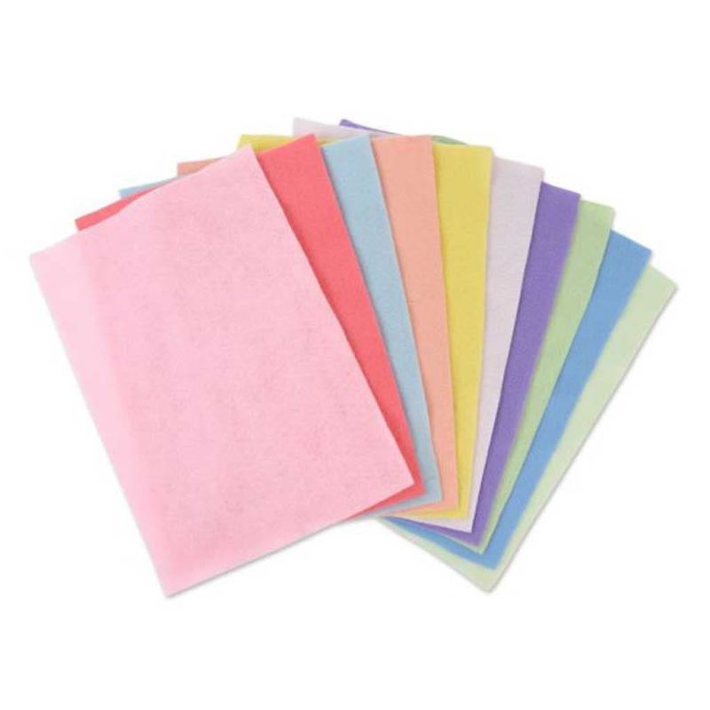 10 A4 Felt Sheets For Paper Crafting & Cardmaking