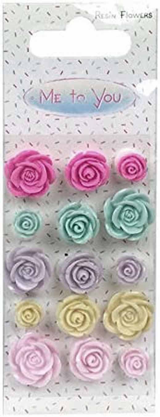 15 Colourful Resin Flowers For Paper Crafting Me To You Range