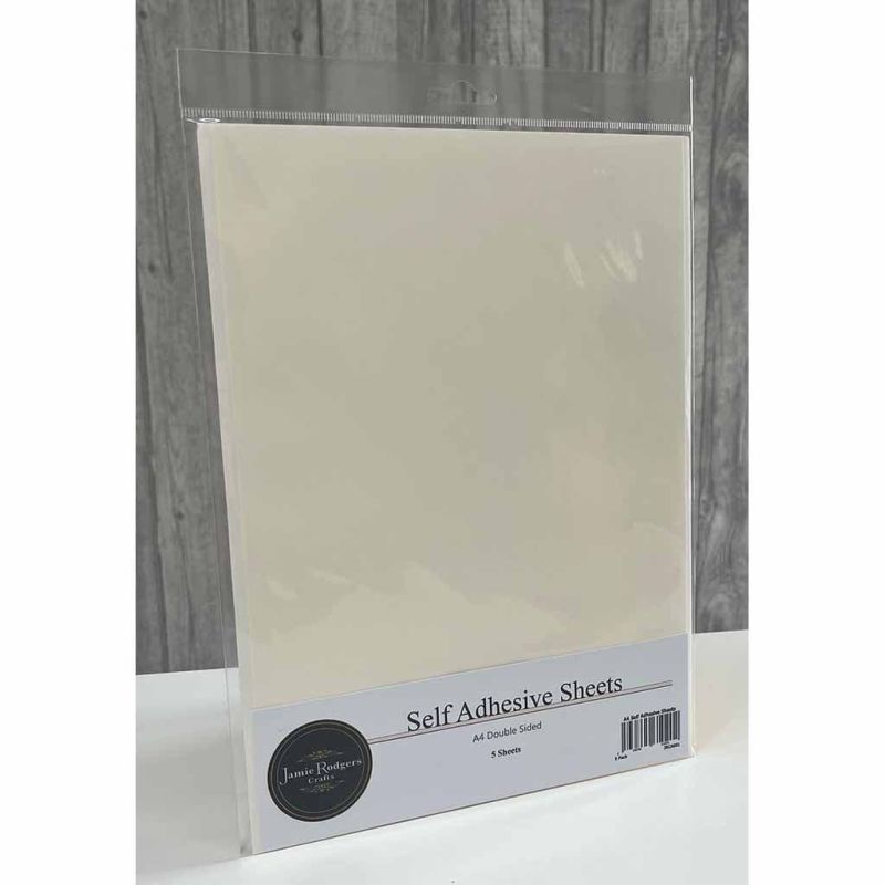 5 Sheets of A4 Double Sided Self Adhesive Sticky Sheet for Paper Crafts & Cardmaking