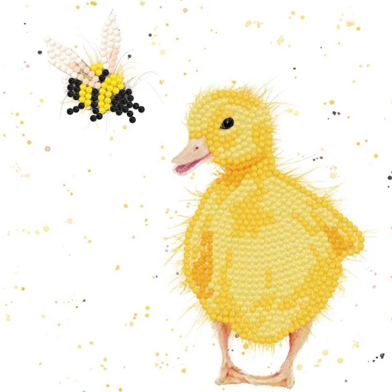 Bubble & Bumble Duckling Sparkle Art Paper Craft Card Kit by Bree Merryn