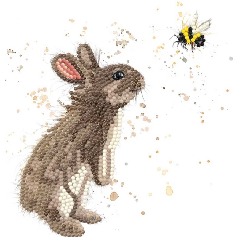 Bugsy & Bumble Rabbit Sparkle Art Paper Craft Card Kit by Bree Merryn