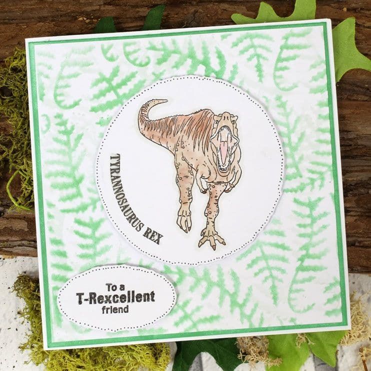 A Primeval Legend Dinosaurs Clear Rubber Stamps for Paper Crafting