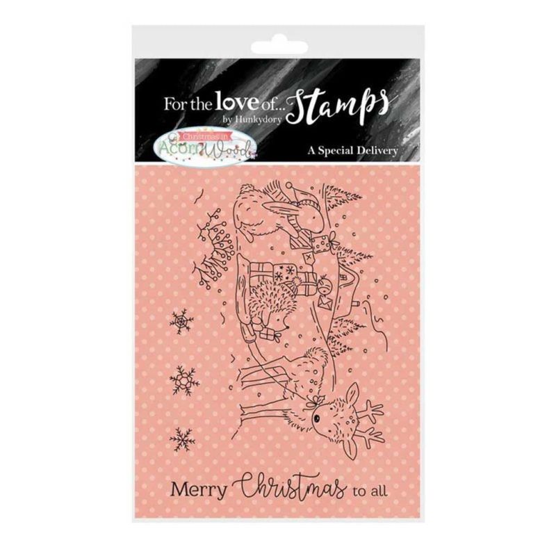 A Special Delivery A6 Clear Unmounted Rubber Stamp For Crafting