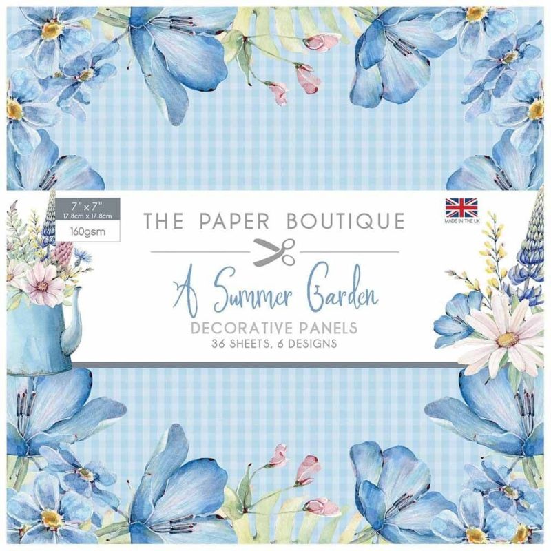 A Summer Garden Decorative Craft Paper Panels Pad