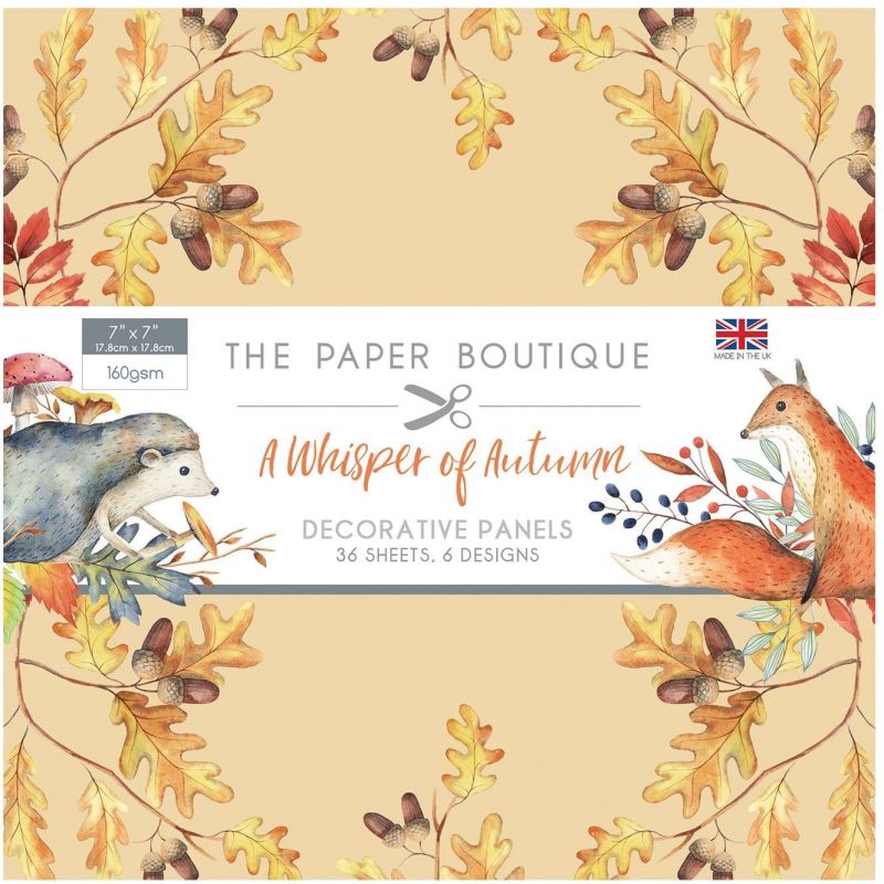 A Whisper of Autumn Decorative Paper Panels Pad by The Paper Boutique