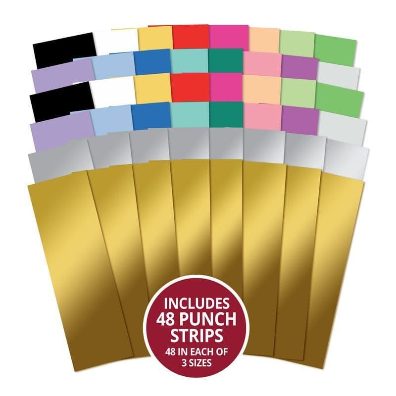 Assorted Punch Strips For Die Cutting Paper Craft Card