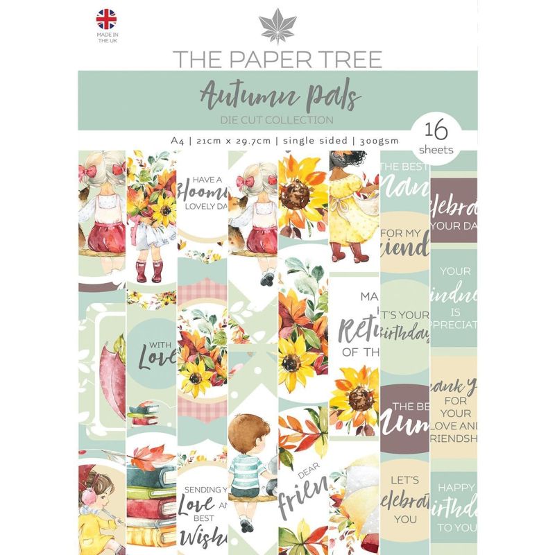 Autumn Pals Die Cut A4 Collection by The Paper Tree