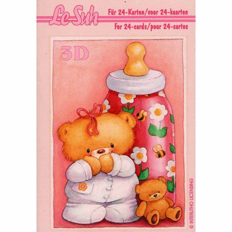 Baby Birth Mini 3D Decoupage Craft Book from Le Suh