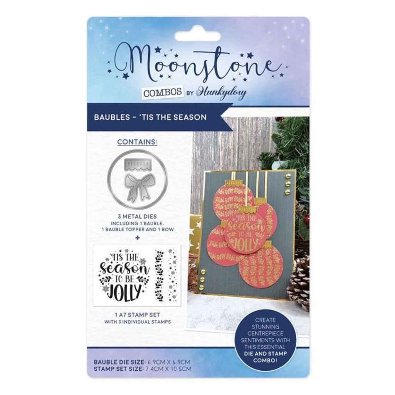 Baubles -  'Tis The Season Craft Die & Clear Rubber Stamp Set