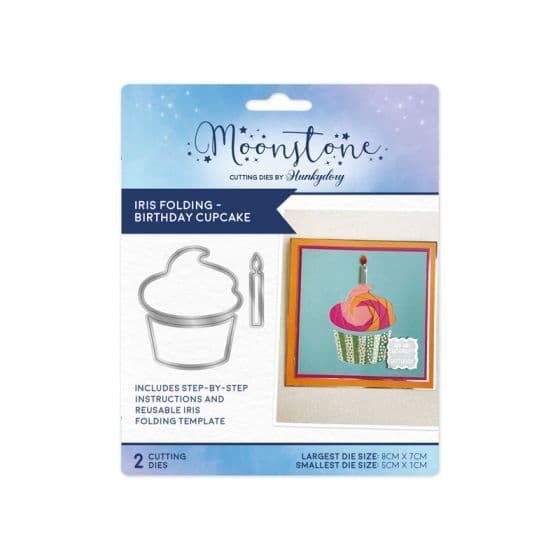 Birthday Cupcake - Iris Folding Paper Craft Metal Die - MSTONE612