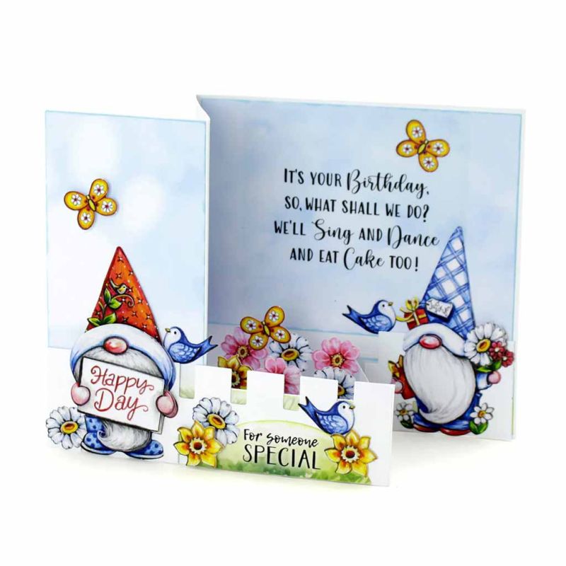 Birthday Verses Transparent Self Adhesive Printed Sheets by Katy Sue