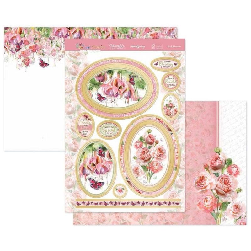 Blush Blooms Die Cut Luxury Topper Set For Paper Craft