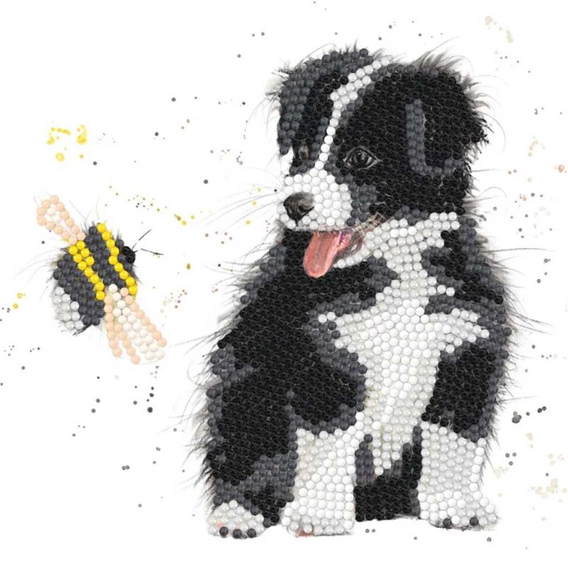 Beck & Bumble Sheep Dog Sparkle Art Paper Craft Card Kit by Bree Merryn