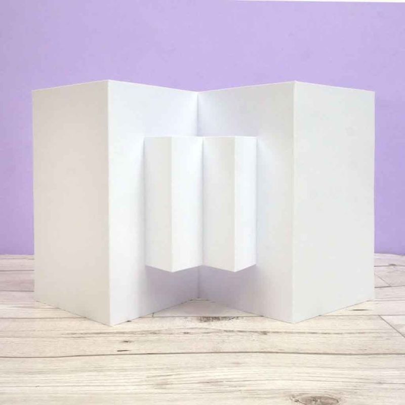 Central Pop-Up Panels Card Blank & Envelope (5 Pack) For Your Paper Crafting