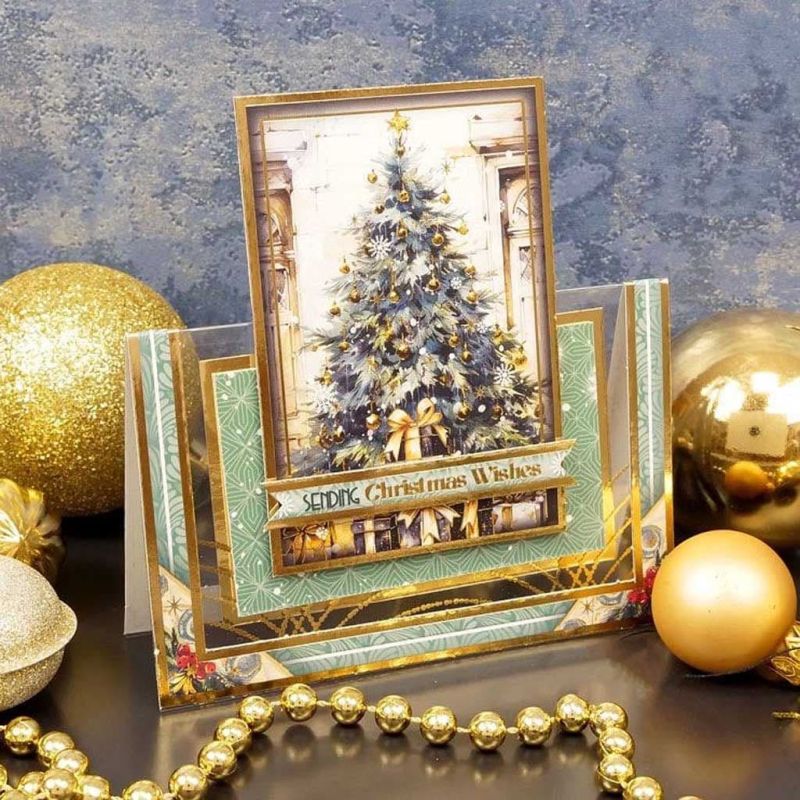 Christmas Cheer Festive Decadence Die Cut Luxury Topper Paper Craft Set