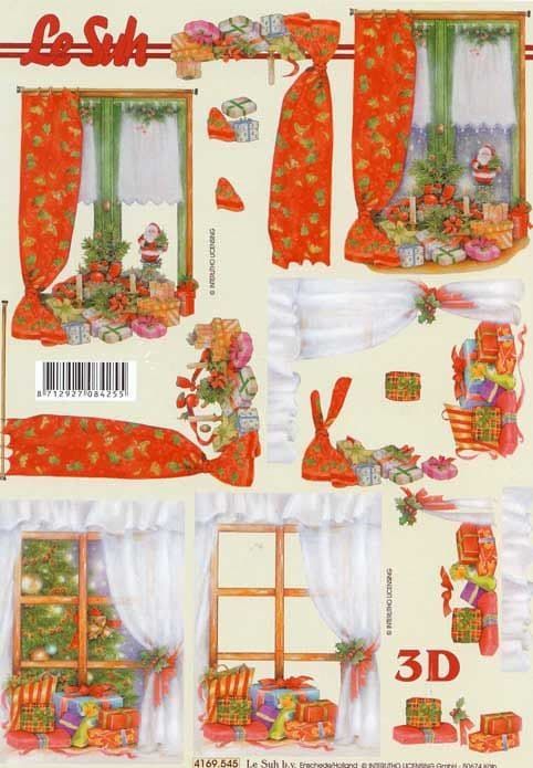 Christmas Presents Designs 3d Decoupage Sheet