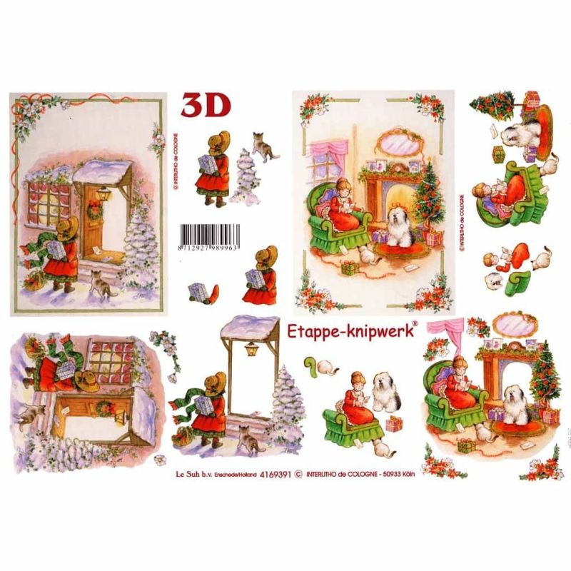 Christmas Surprise Designs 3d Decoupage Sheet