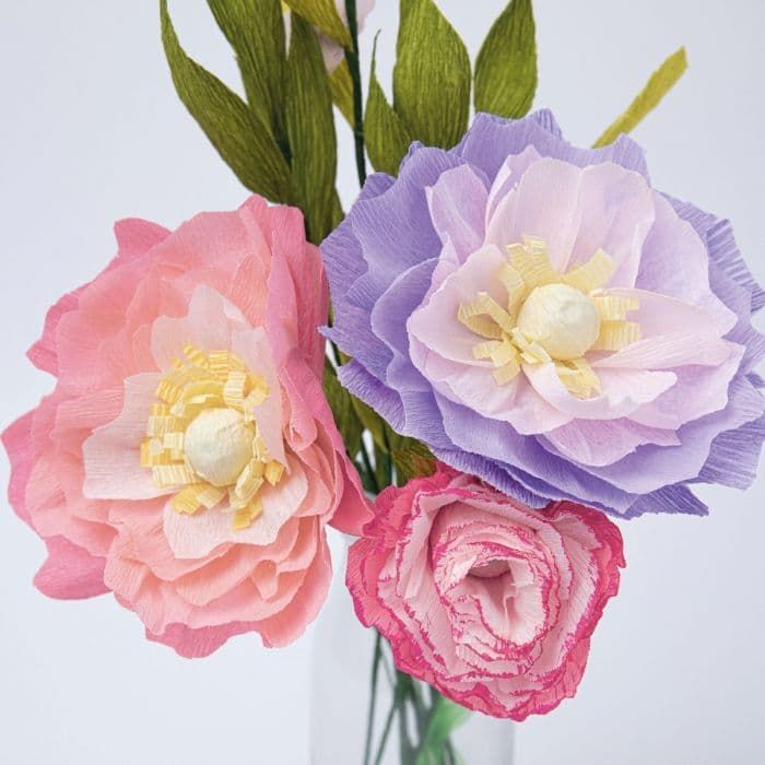 Crepe Paper for 3d Flowers, Paper Crafting & Cardmaking