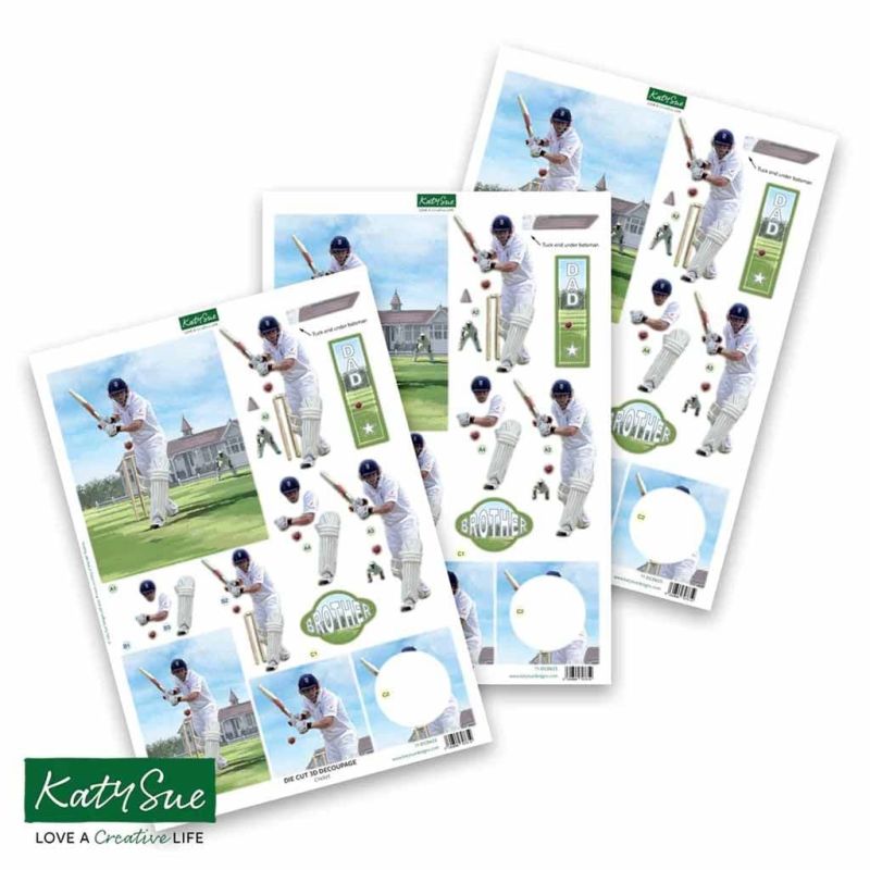 Cricket Die Cut 3d Decoupage Craft Sheets by Katy Sue