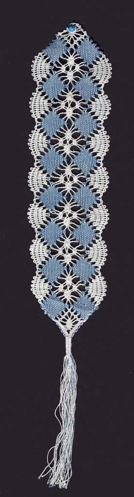 December Birthstone Bookmark Torchon Bobbin Lace Pattern