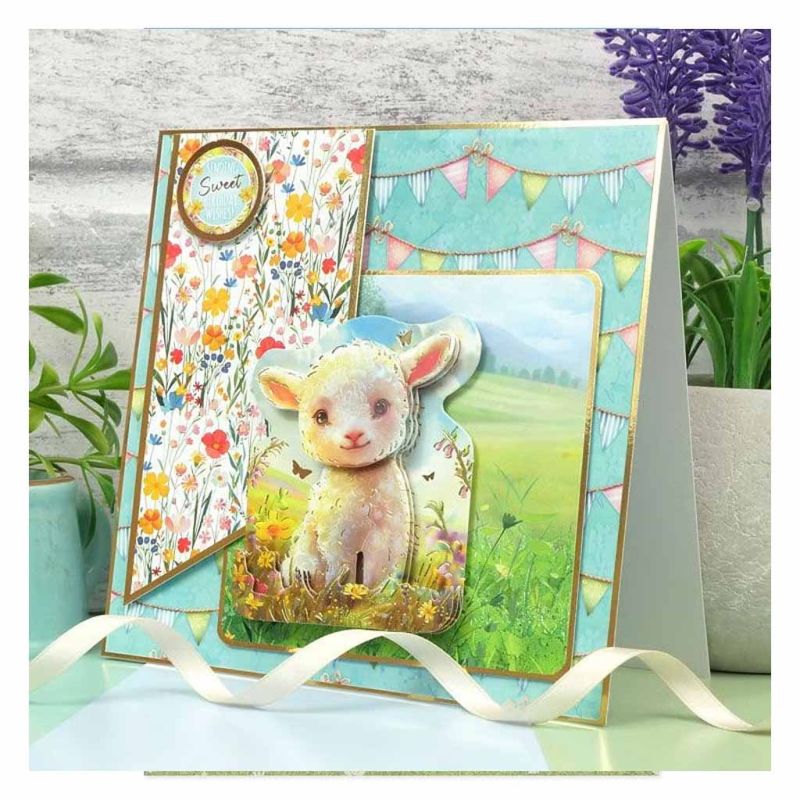 Fun At The Farm Lamb & Pig Playful Pals Die Cut 3d Craft Decoupage