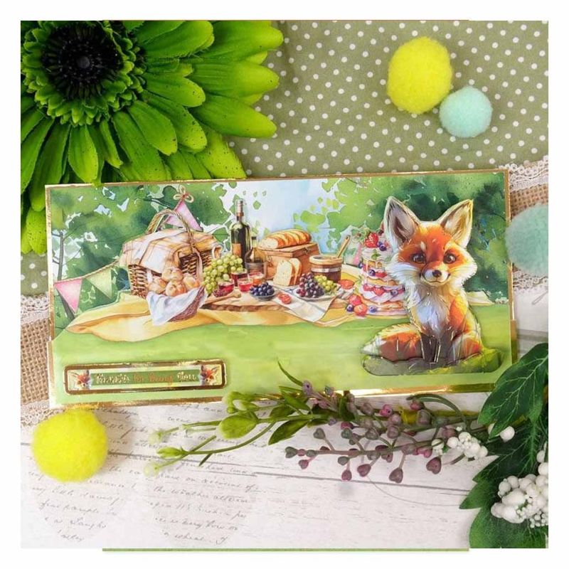 Wonderful Woodland Owl & Fox Playful Pals Die Cut 3d Craft Decoupage