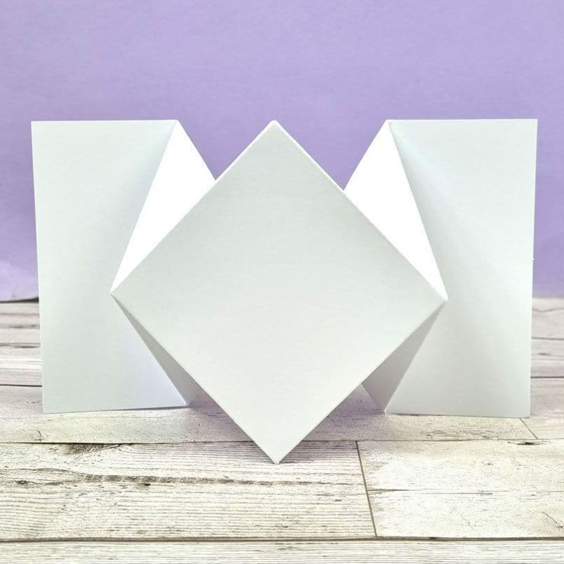 Diamond Fold Card - Card Blanks & Envelopes For Paper Crafting