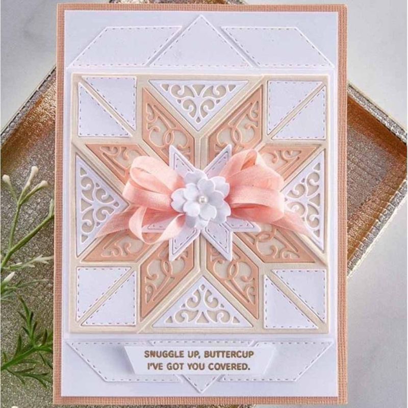 Filigree Eight Point Star 14 Metal Craft Dies by Spellbinders