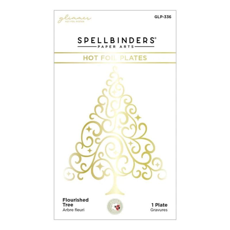 Flourished Tree Spellbinders Hot Foil Plate for Paper Craft