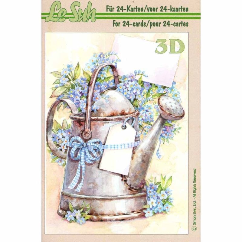 Flowers 2 Mini 3D Decoupage Craft Book from Le Suh