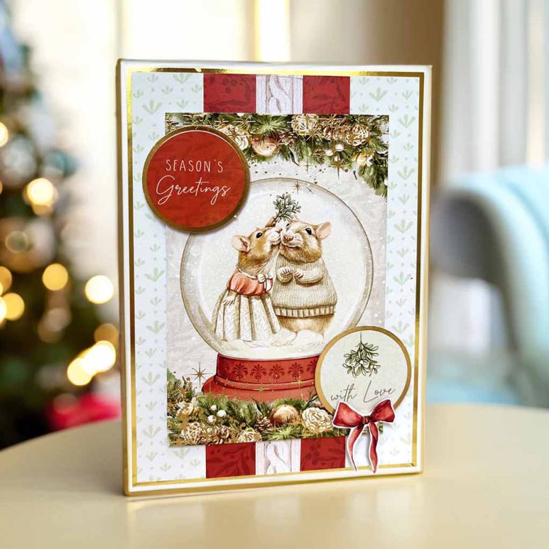 Festive Furry Fun Sentiment Foiled & Die Cut Toppers For Paper Crafts