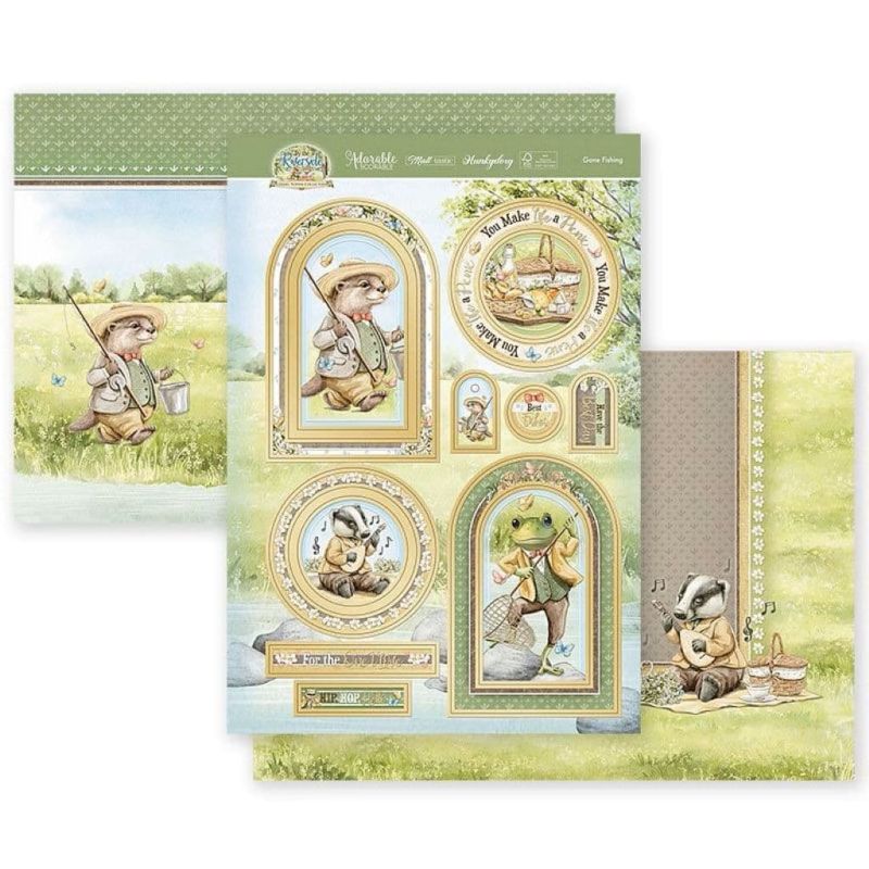 Gone Fishing By The Riverside Luxury Topper Paper Craft Set