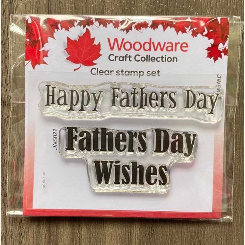 Happy Father's Day & Father's Day Wishes Paper Craft Clear Rubber Stamps