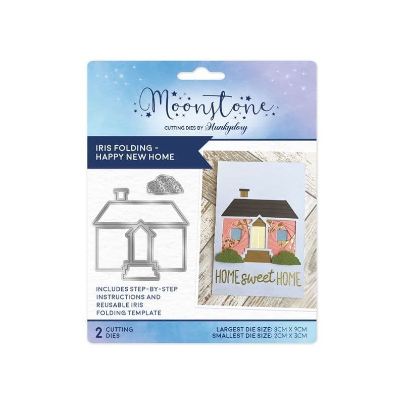 Happy New Home - Iris Folding Paper Crafting Metal Die MSTONE614