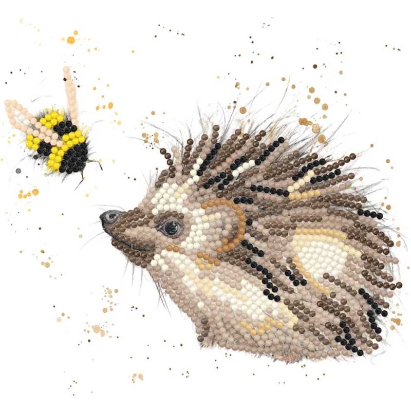 Bracken & Bumble Hedgehog Sparkle Art Paper Craft Card Kit by Bree Merryn