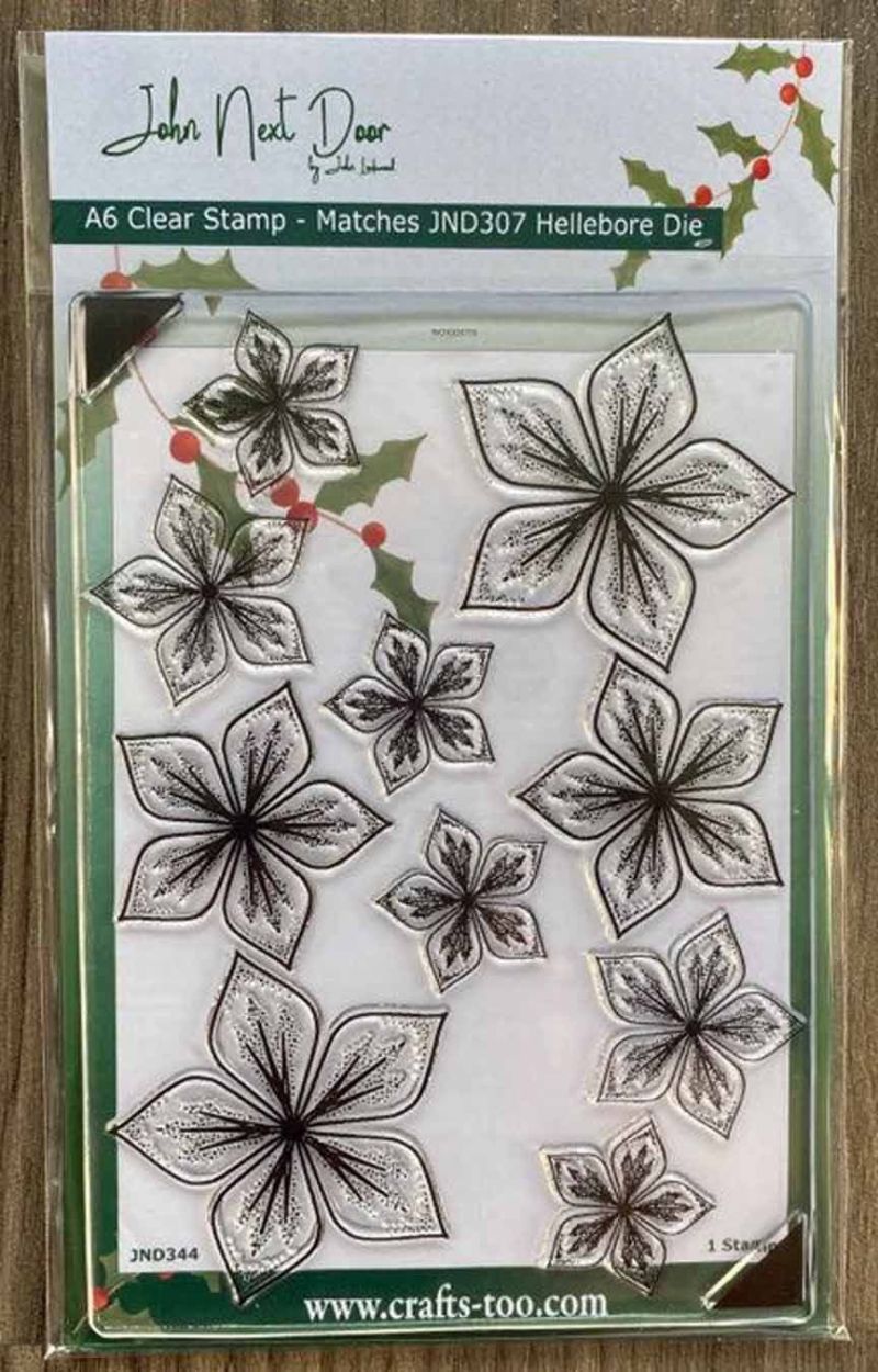 Hellebore Clear Rubber Stamp Or Metal Die For Paper Crafting