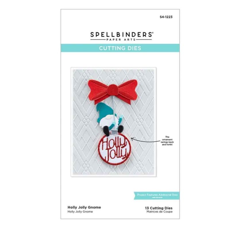 Holly Jolly Gnome Spellbinders Paper Craft Dies