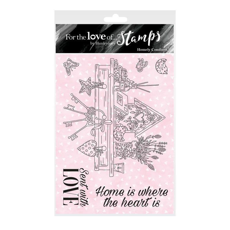 Homely Comforts Clear Rubber Stamps by Hunkydory Crafts - FTLS684