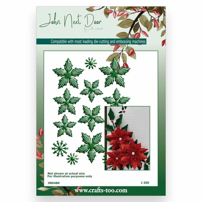 Ice Flowers Paper Craft Metal Die by John Next Door