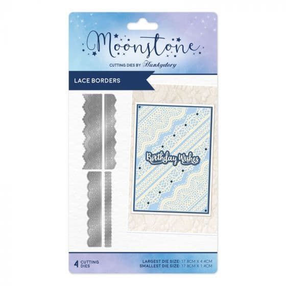 Lace Borders Paper Craft Metal Dies - Hunkydory MSTONE562