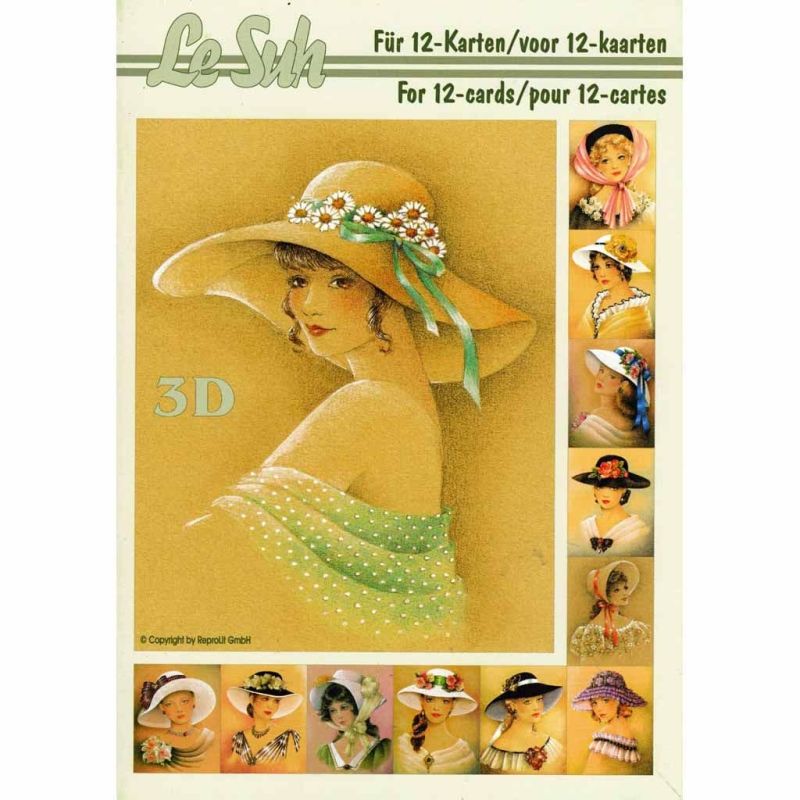 Ladies A5 3D Decoupage Book from Le Suh