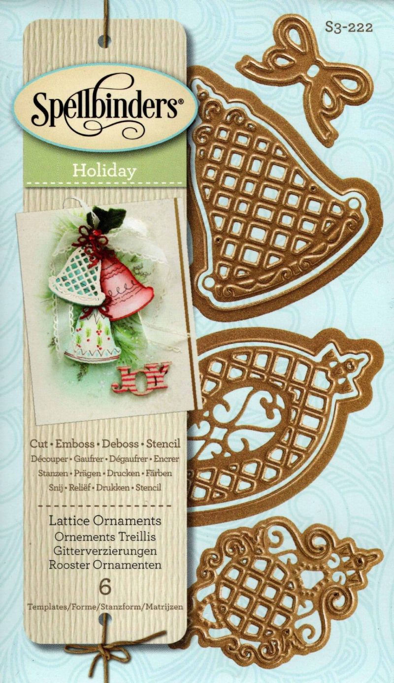 Lattice Ornaments Spellbinders Die S3-222