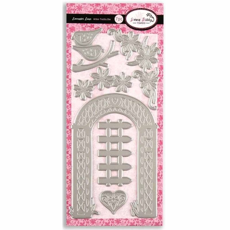 Lavender Lane Arbor Trellis Craft Cutting Dies by Dawn Bibby