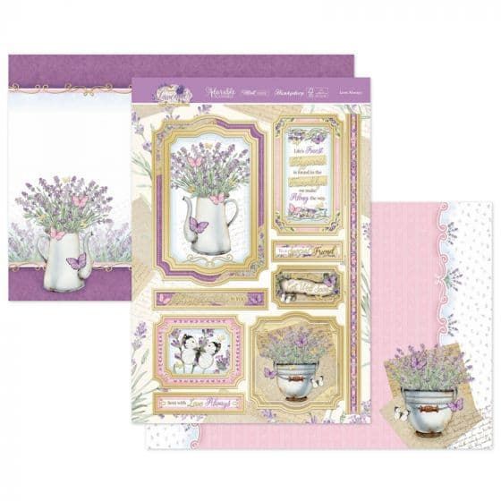 Love Always Lavender Die Cut Luxury Toppers for Paper Crafts