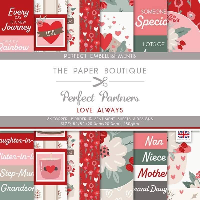 Love Always Perfect Partners Perfect Embellishment by The Paper Boutique