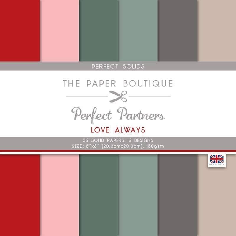 Love Always Perfect Partners Perfect Solids by The Paper Boutique