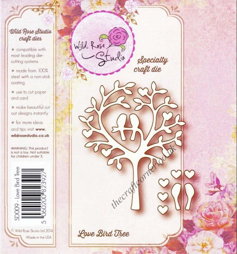 Love Bird Tree Speciality Craft Die By Wild Rose Studio - SD009