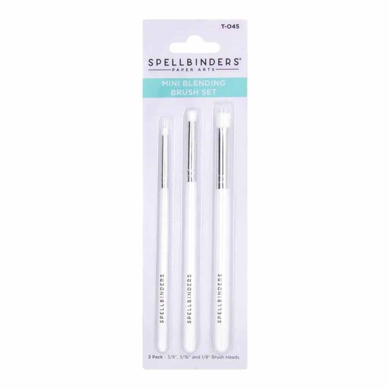 Mini Blending Brush Set for Paper Crafts by Spellbinders